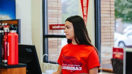 North Central College Campus Store Student Worker